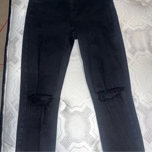 Topshop Black Jamie Jeans, W28